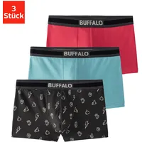 Buffalo Boxer in anthrazit / hellblau / rot |