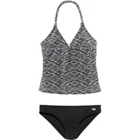 VENICE BEACH Tankini für Kinder, SCHWARZ|WEISS 10-11J