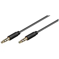 Goobay 69107 Audio Verbindungskabel AUX, 3, 5 mm stereo