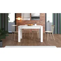 Home Affaire »Hamar Esszimmertisch 120x80, Weiß oder Eiche Holz