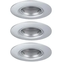 Paulmann Einbauleuchte 3er-Set starr rund 90mm GU10 max. 3x10W
