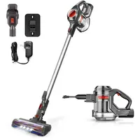 Air essence Bise kabelloser Staubsauger 120AW, Zyklontechnologie Rot -