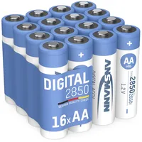 Ansmann Akku AA 2650 mAh 1,2V NI-MH, 16 Stück,