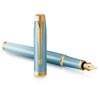 Parker IM Writing Rituals grün/gold trim, rechte Hand, mittel,