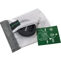 FolderSys Prospekthülle SnapBag A7 Schwarz/Transparent