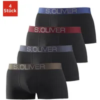S.Oliver Hipster, (Packung, 4 St.), knapp sitzende Boxershorts für