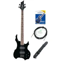 Rocktile Pro BB104-B BattleBone E-Bass Black Set