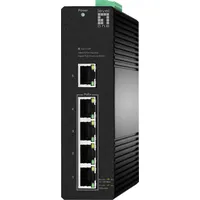 LevelOne Switch 5x GE IGS-2105P 4xPoE Outputs schwarz