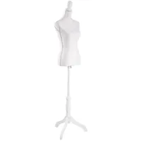 Tectake tectake® Schneiderpuppe, Torso, aus Schaumstoff, höhenverstellbar, 133 -