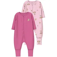 NAME IT 2er-Pack Schlafanzüge Bambi, Rosa, 62