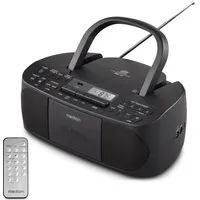 Medion E65010 Stereoradio (CD-Player, Kassette, USB Anschluss, AUX Audioeingang,