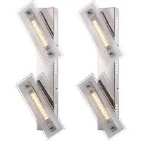 GLOBO LED Wandleuchte Kristall Wandlampe 2 flammig Wandleuchte Kristall,