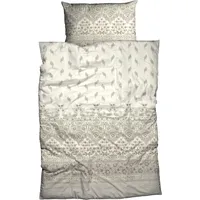 Casatex Bettwäsche Jolie 155 x 220 cm Satin Grau