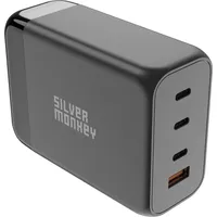 Silver Monkey SMA155 200W GaN-Ladegerät 3xUSB-C PD USB-A QC