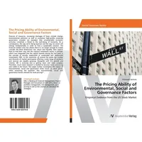 Av Akademikerverlag The Pricing Ability of Environmental, Social and