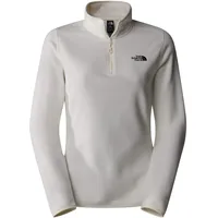 The North Face 100 Glacier 1/4 Zip White Dune/Npf,