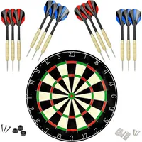 COFI 1453 Dartscheibe mit klammerfreiem Bullseye, 18 g Stahlspitze,