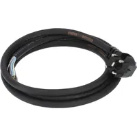 Xavax Geräteanschlusskabel mit gewinkeltem Starkstromstecker, für Herd etc., 2
