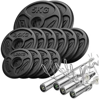 Marbo Sport Set 65kg | olympische Langhantelstange + SZ-Curlstange