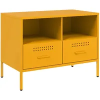 VidaXL TV-Schrank Senfgelb 68x39x50,5 cm Stahl