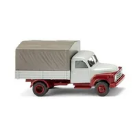 Wiking 034504 H0 LKW Modell Hanomag L 28 fenstergrau