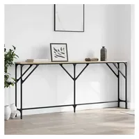VidaXL Sonoma-Eiche Konsolentisch 180x23x75 cm braun