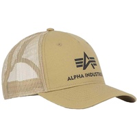 Alpha Industries Basic Trucker Kappe Sand One Size