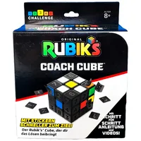 Spin Master Rubik's Cube, Coach Cube, 3x3 Lernwürfel mit