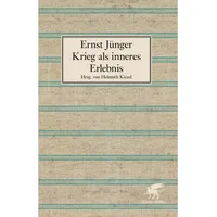 Klett Cotta Krieg als inneres Erlebnis