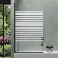 Mai & mai Duschwand für Badewanne Sicherheitsglas mit NANO-Versiegelung