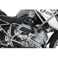 SW-Motech Zylinderschutz - Schwarz/Silbern. BMW R 1200-Modelle (12-18).,