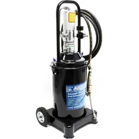 Wiltec - Fettpresse fahrbar mit Druckluft betrieben und 12
