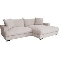 Roller Ecksofa - dove - Cord - Recamiere rechts