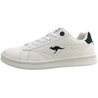KangaROOS Damen K-Ten Adore Sneaker, White/Jet Black, 37 EU