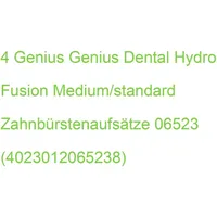 Genius 4 Genius Genius Dental Hydro Fusion Medium/Standard Zahnbürstenaufsätze