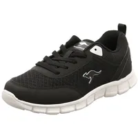 KangaROOS Damen K-RF Bethy Sneaker, Jet Black/White, 42 EU