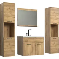 WELLTIME Kuba 4-tlg. Eiche