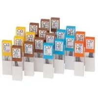 Tombow Feinminen-Bleistiftminen schwarz H 0,7 mm, 12 St.