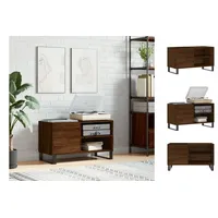 VidaXL Plattenschrank Braun Eichen-Optik 85x38x48 cm Holzwerkstoff