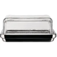 Alessi Butterdose mit Deckel, Vorratsbehälter, Transparent
