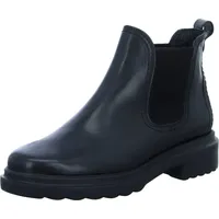 Paul Green Leder-Chelsea-Boots in Schwarz 38