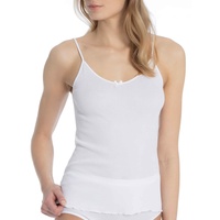 CALIDA Damen Light Unterhemd, Weiß, 46 EU