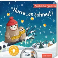ArsEdition Mein liebstes Pustebuch – Hurra, es schneit!