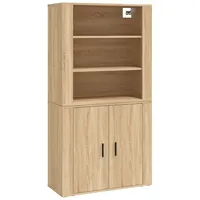VidaXL Highboard Sonoma-Eiche Holzwerkstoff