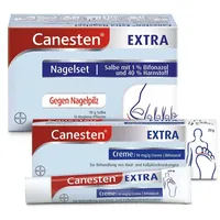 Canesten EXTRA 2-Phasen-Kurztherapie-Set bei Nagelpilz mit E