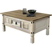 Möbelliebling Couchtisch 100 x 60 cm mit Schublade Pinienholz