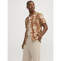 JACK & JONES Flores Kurzarmhemd - Sunburn / Aop