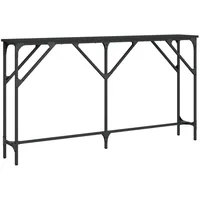 VidaXL Konsolentisch Schwarz 140x23x75 cm Holzwerkstoff