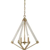 Elsteadlighting View Point – Kronleuchter 3 Light Brass Finish,