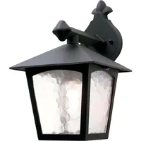 Elstead Lighting York Aussen-Wandleuchte E27 31cm Schwarz IP43 (E27)